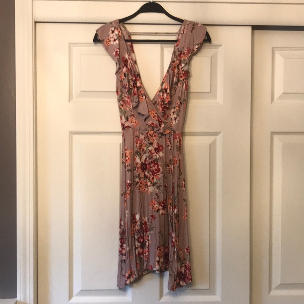 Franchescas faux wrap dress